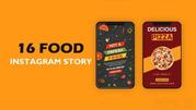 Рекламный креатив для Инстаграм для ресторана в Астане (I_FOOD-20)